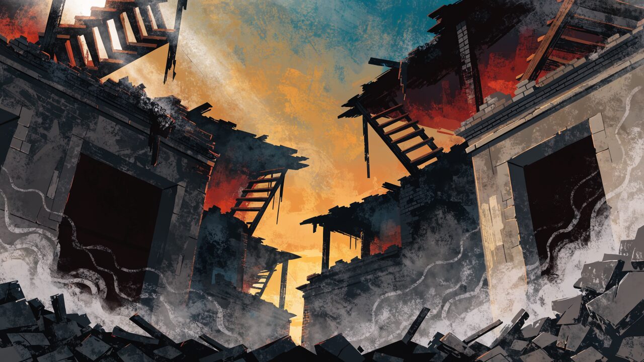 Cinder Row: Close quarters · shotgun country.
