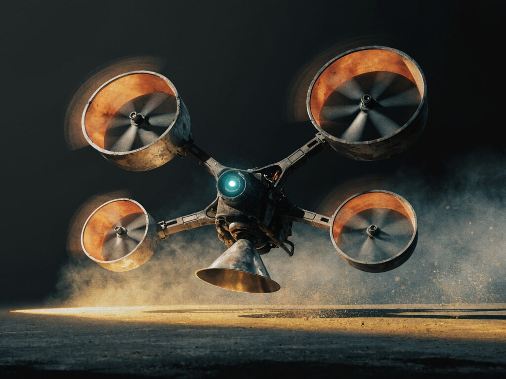 The Gnat: a unarmoured trash-tier MAW machine caught mid wind-up, with its whole body exposed.